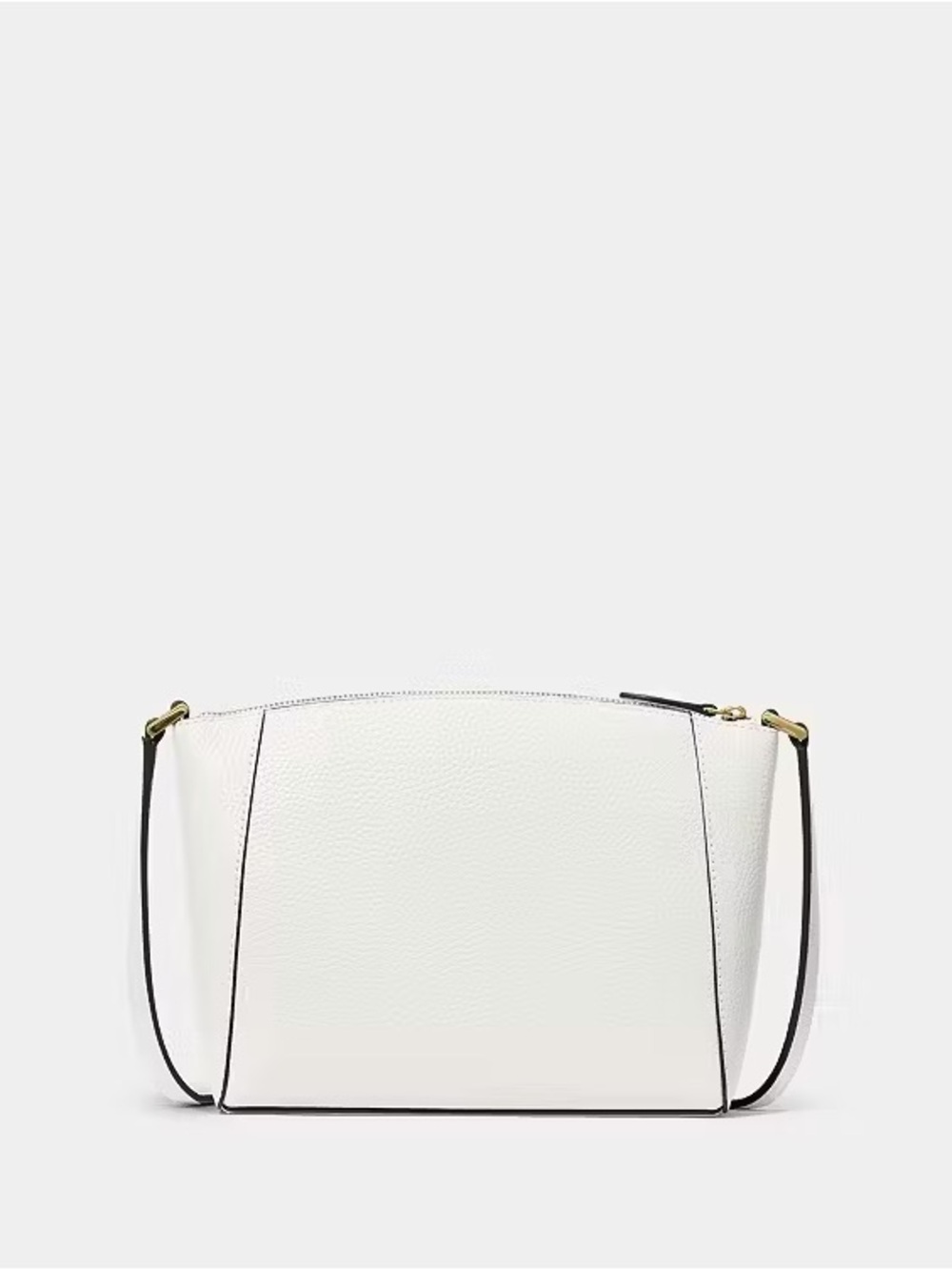 ♠️Kate Spade Monica Pebbled Leather Crossbody Bag, Meringue White NWT - Picture 3 of 5